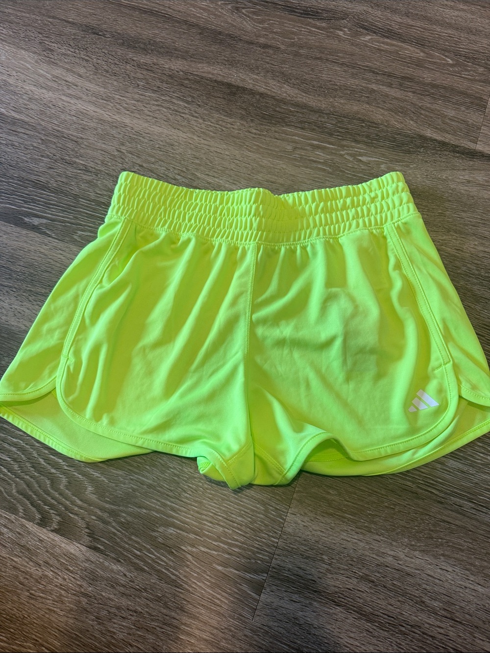 adidas Women’s Neon Lime Athletic Shorts